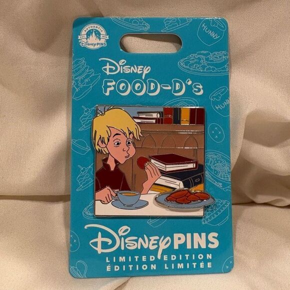 Disney Parks Food-D's Collection Sword & The Stone King Arthur LE 4900 Pin NWT - Picture 1 of 5